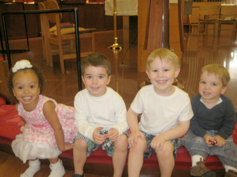 Children at St. Clare's
