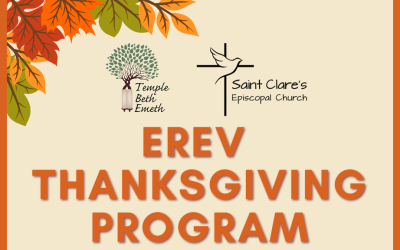 Erev Thanksgiving Program 2025