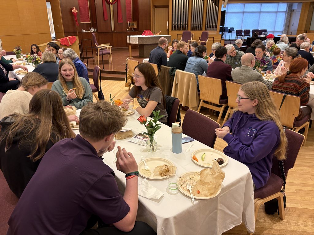 agape feast on maundy thursday 2026